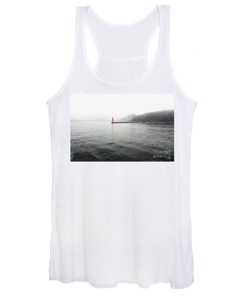 Fog Women's Tank Top featuring the photograph On Duty by Eena Bo