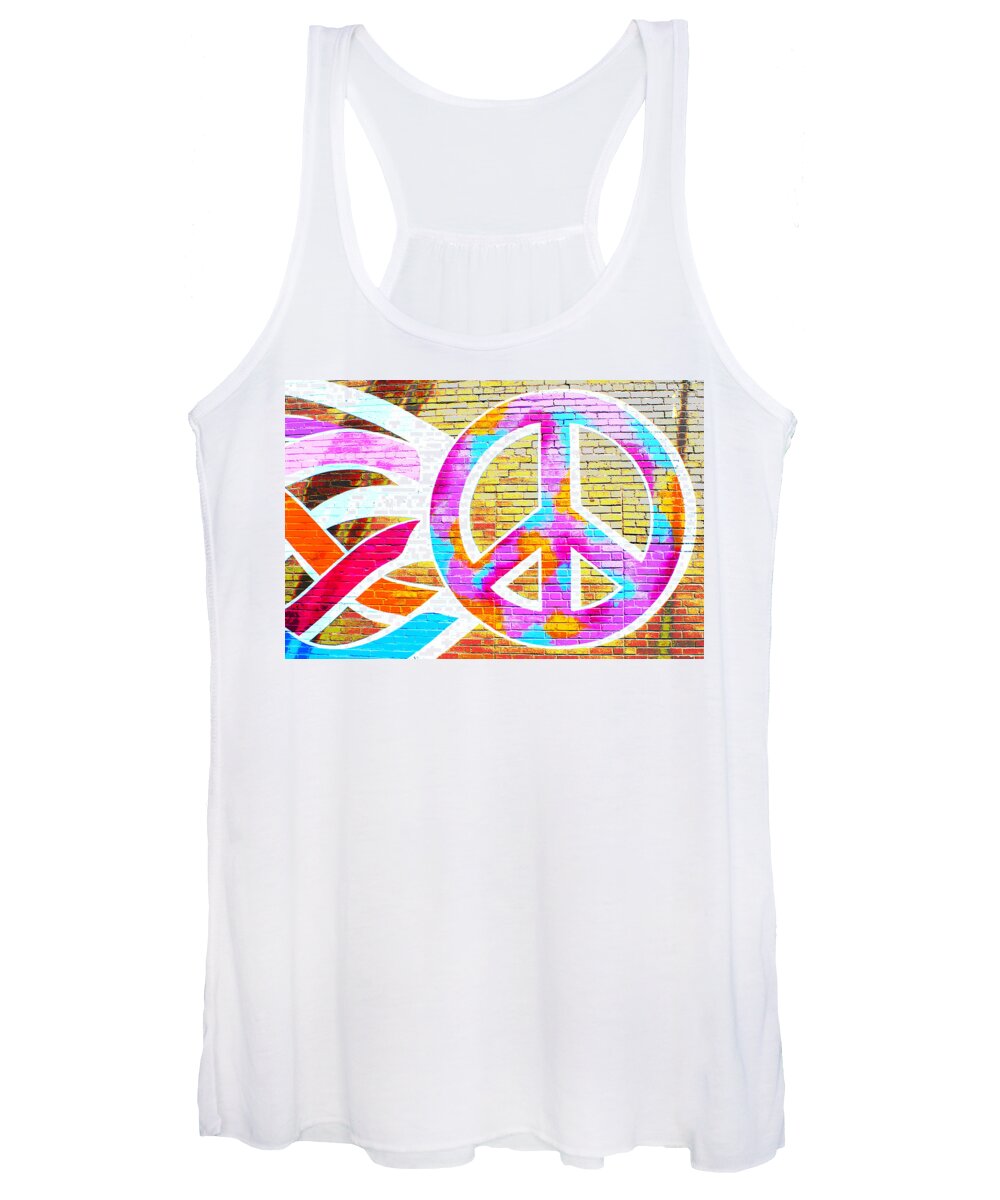 Peace Women's Tank Top featuring the photograph Peace Out by Jeff Mize