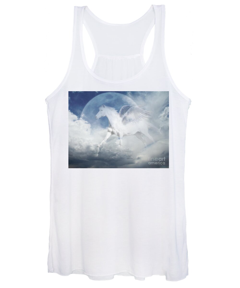 Pegasus Women's Tank Top featuring the photograph Pegasus by Stephanie Laird