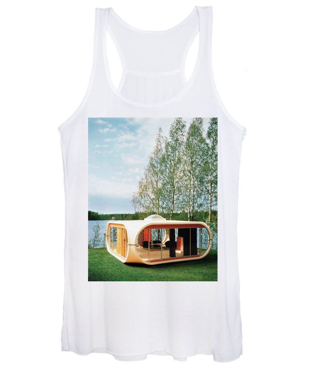 Architecture Women's Tank Top featuring the photograph Prototype Of Polykem Molded House by John Cowan
