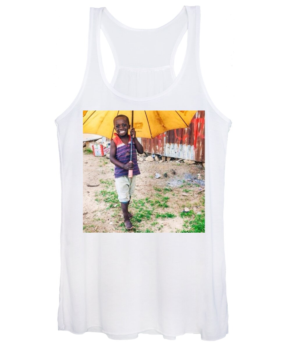 Streetphotography Women's Tank Top featuring the photograph Pure Joy by Aleck Cartwright
