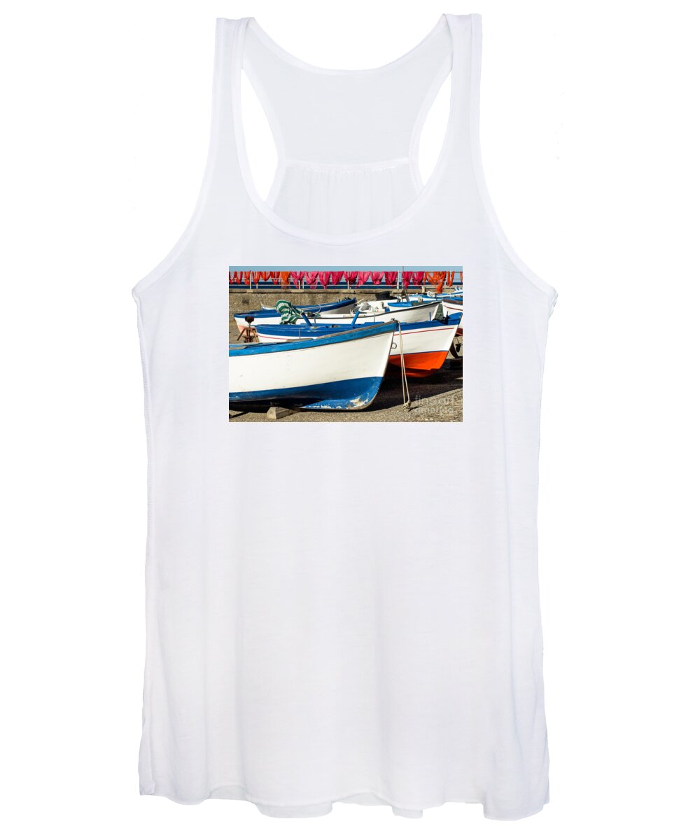 Blue Women's Tank Top featuring the photograph Red White and Blue by Prints of Italy