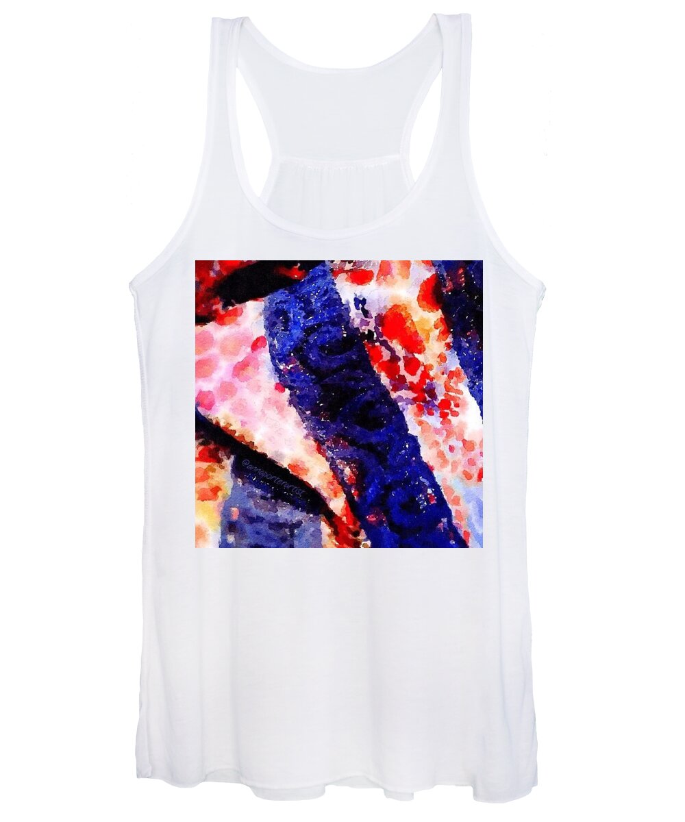 Ig_masterpiece Women's Tank Top featuring the photograph Ribbons And Lace, An Original Digital by Anna Porter