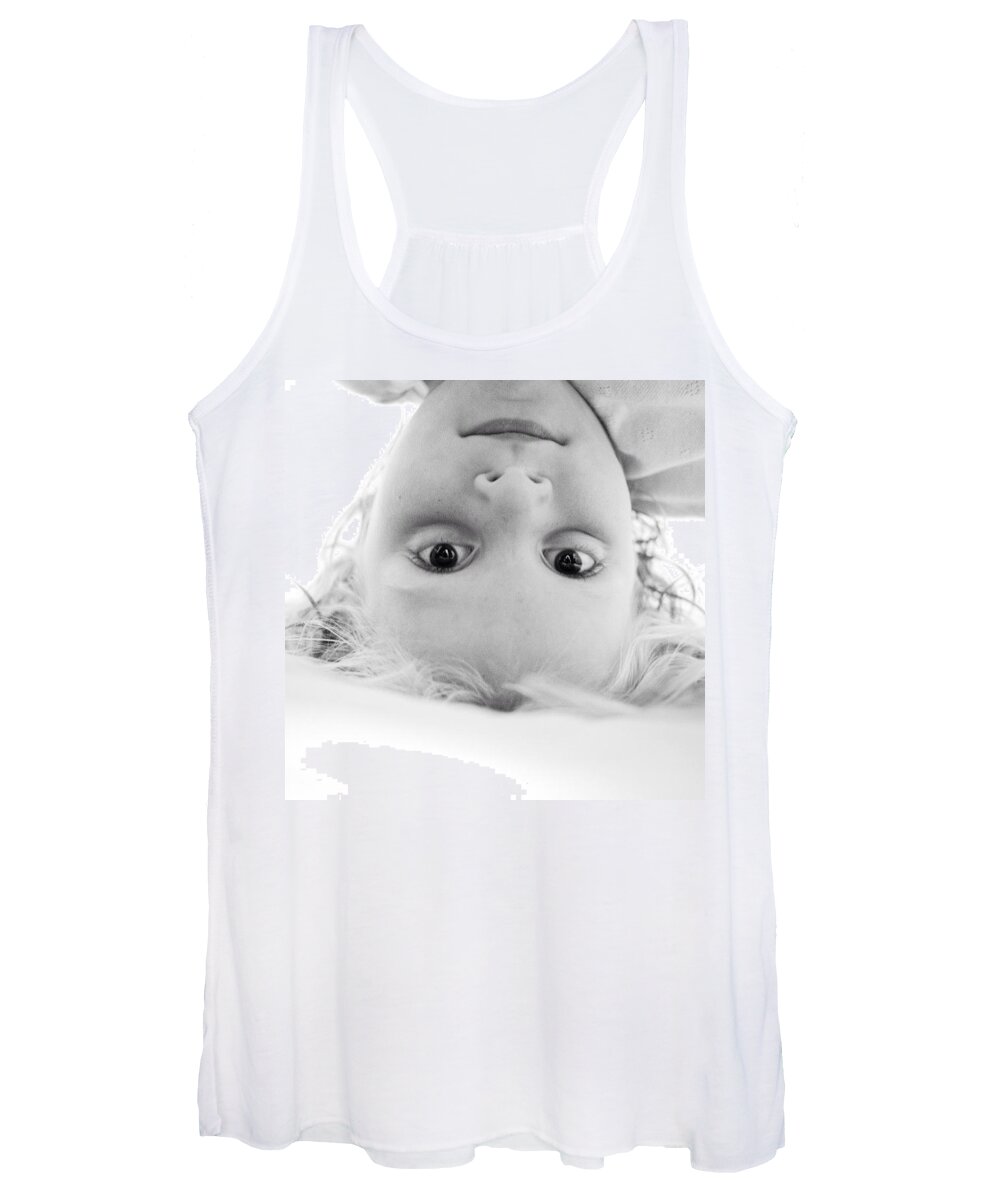 Upsidedown Women's Tank Top featuring the photograph She Turned My Life Upside Down by Aleck Cartwright