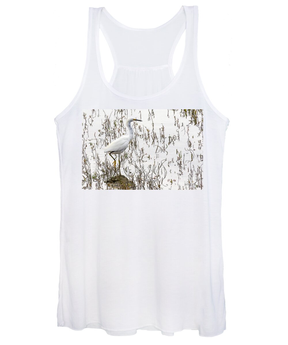 Bird Women's Tank Top featuring the photograph Solitude by Kate Brown