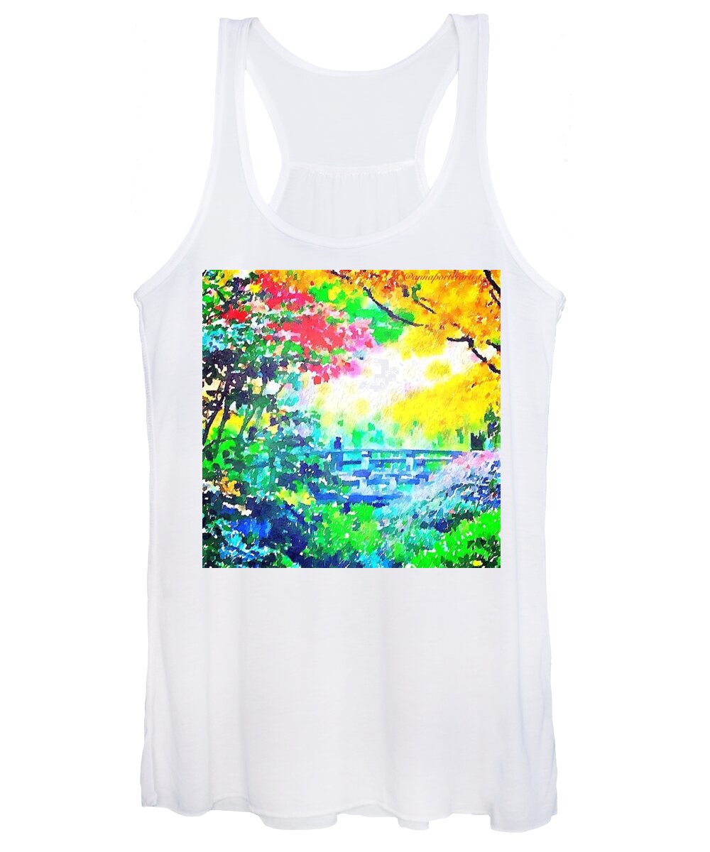 Waterlogue Women's Tank Top featuring the photograph Special Memories, A New Digital by Anna Porter