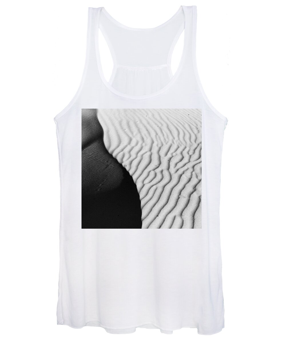  Women's Tank Top featuring the photograph The Beach, In Abstract by Aleck Cartwright
