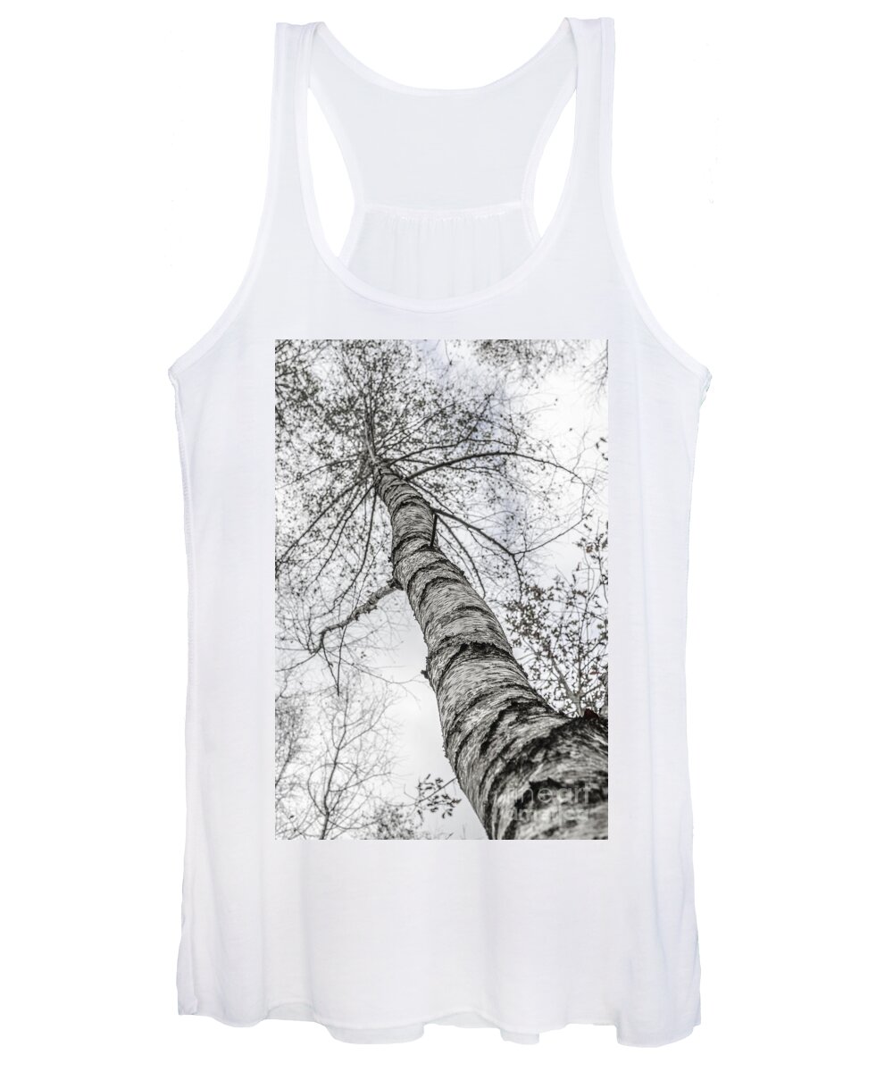 Birch Women's Tank Top featuring the photograph The Birch Tree by Hannes Cmarits