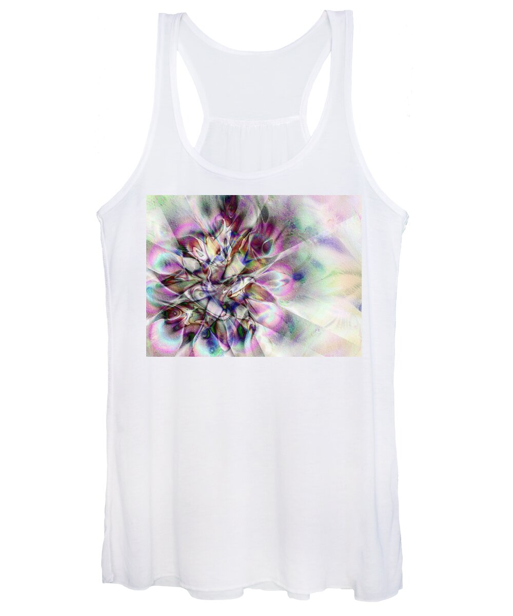 The Garden Gem Women's Tank Top featuring the digital art The Garden Gem by Kiki Art