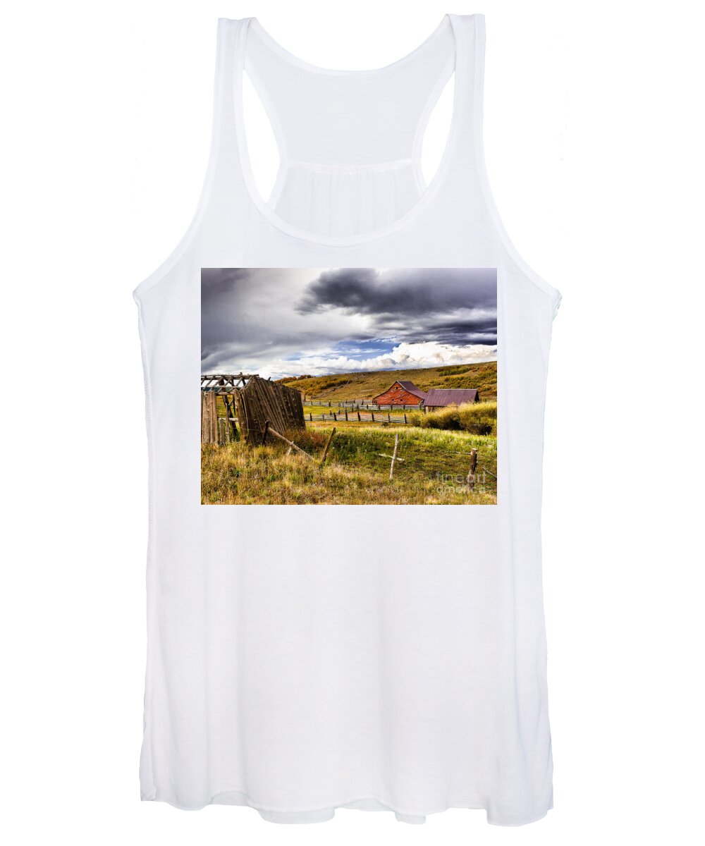 Nature Women's Tank Top featuring the photograph The Ol' Homestead by Steven Reed