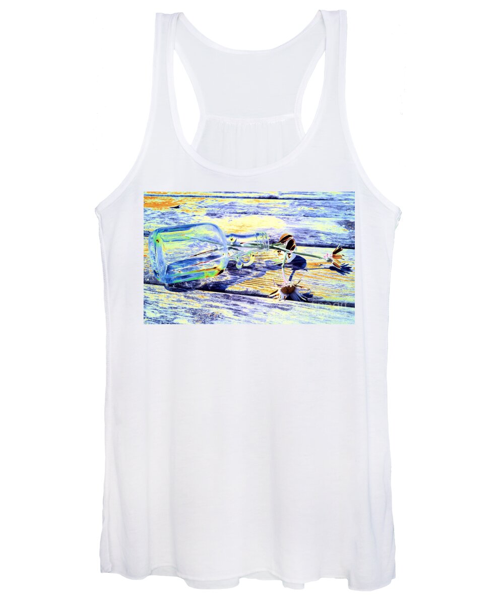 The Past Women's Tank Top featuring the photograph Lay The Past Down Behind Me by Jacqueline McReynolds