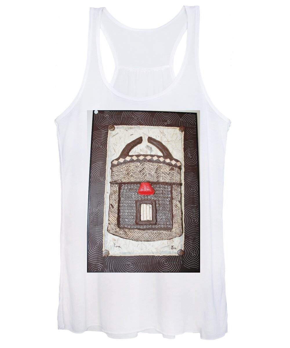 Mixed Media Women's Tank Top featuring the painting Toma by Karen Buford