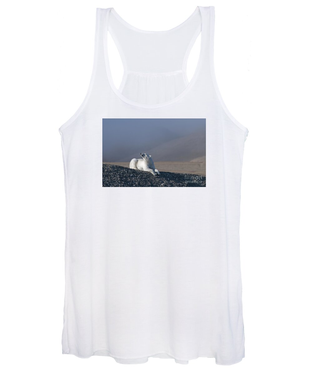 Arctic Women's Tank Top featuring the photograph Total Bliss.. by Nina Stavlund