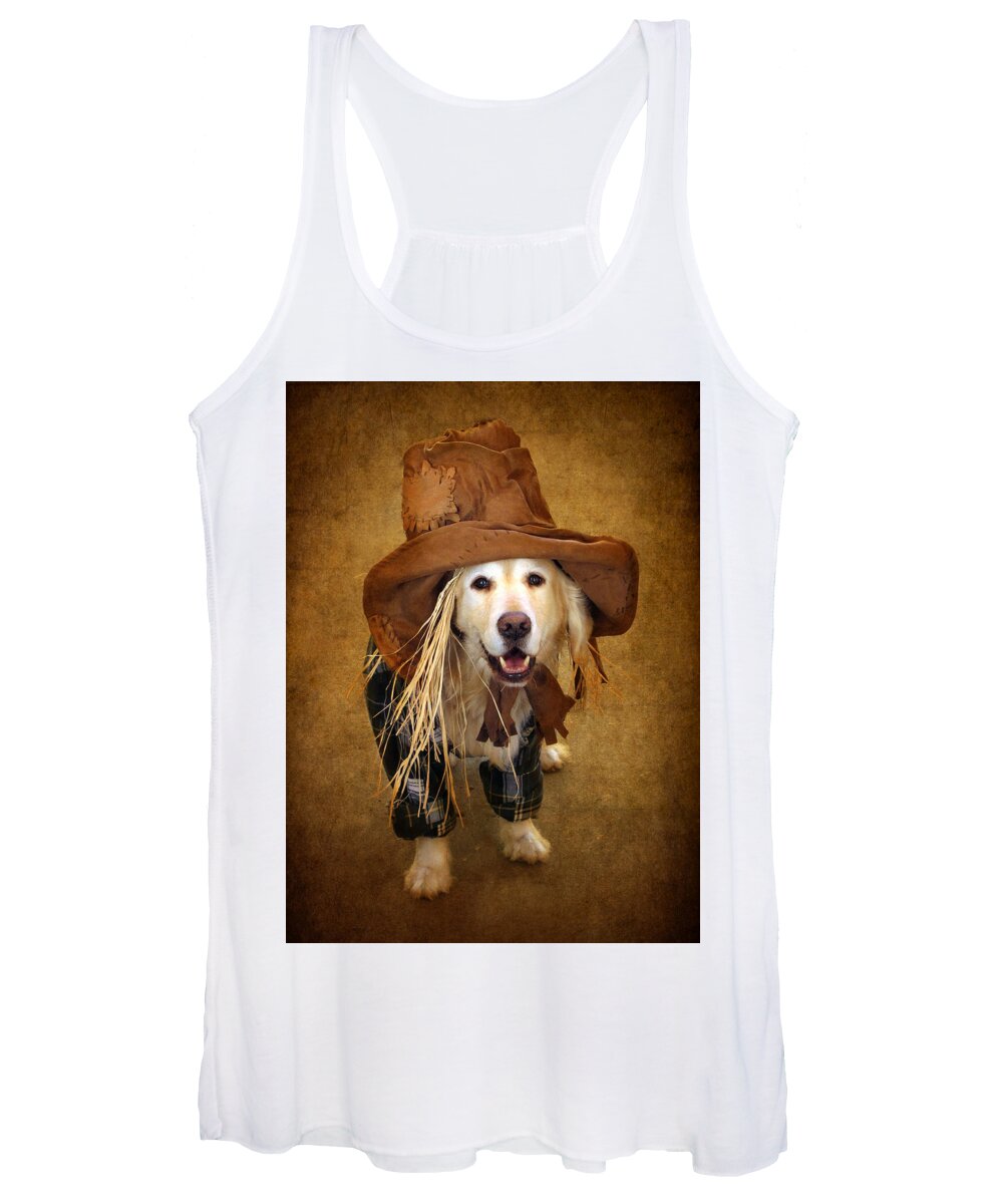 Animal Women's Tank Top featuring the photograph Trick or Treat by Jessica Jenney