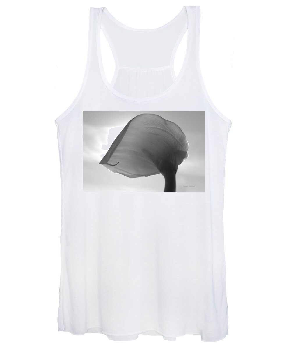 Flower Women's Tank Top featuring the photograph Up In The Air by Donna Blackhall