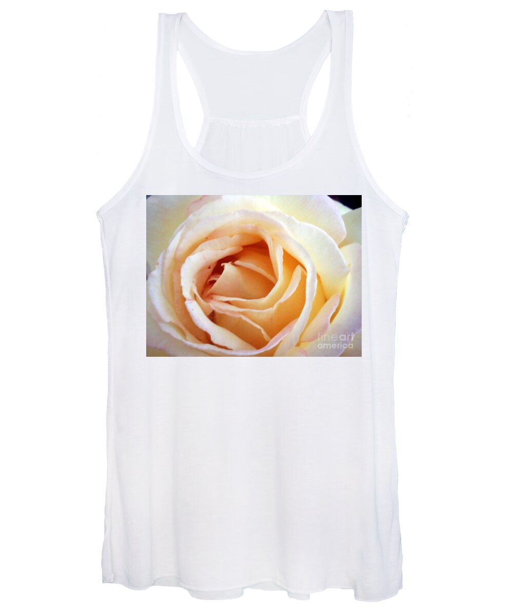 Roses Women's Tank Top featuring the photograph Love unfurling by Vonda Lawson-Rosa
