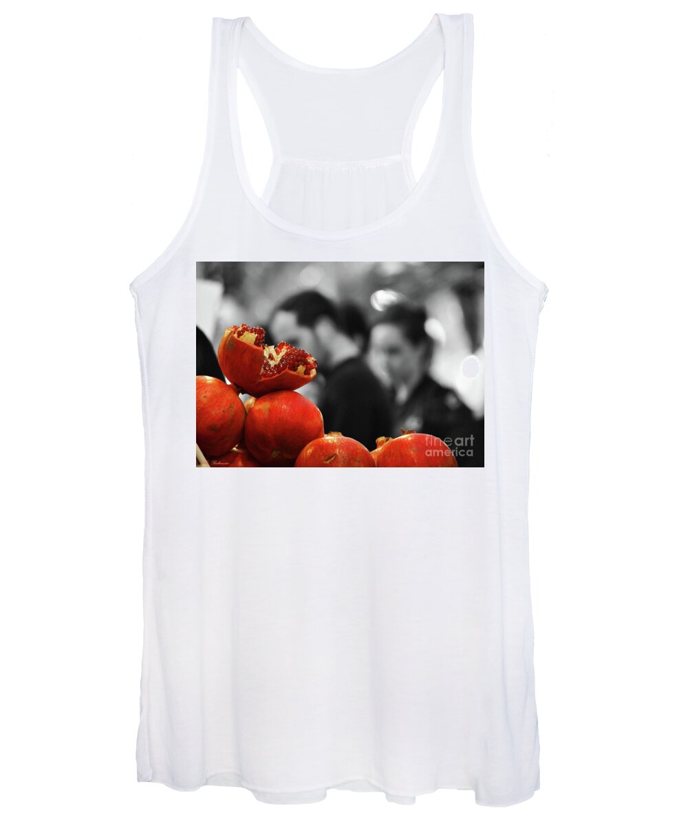 Fresh Women's Tank Top featuring the photograph At the market #1 by Arik Baltinester