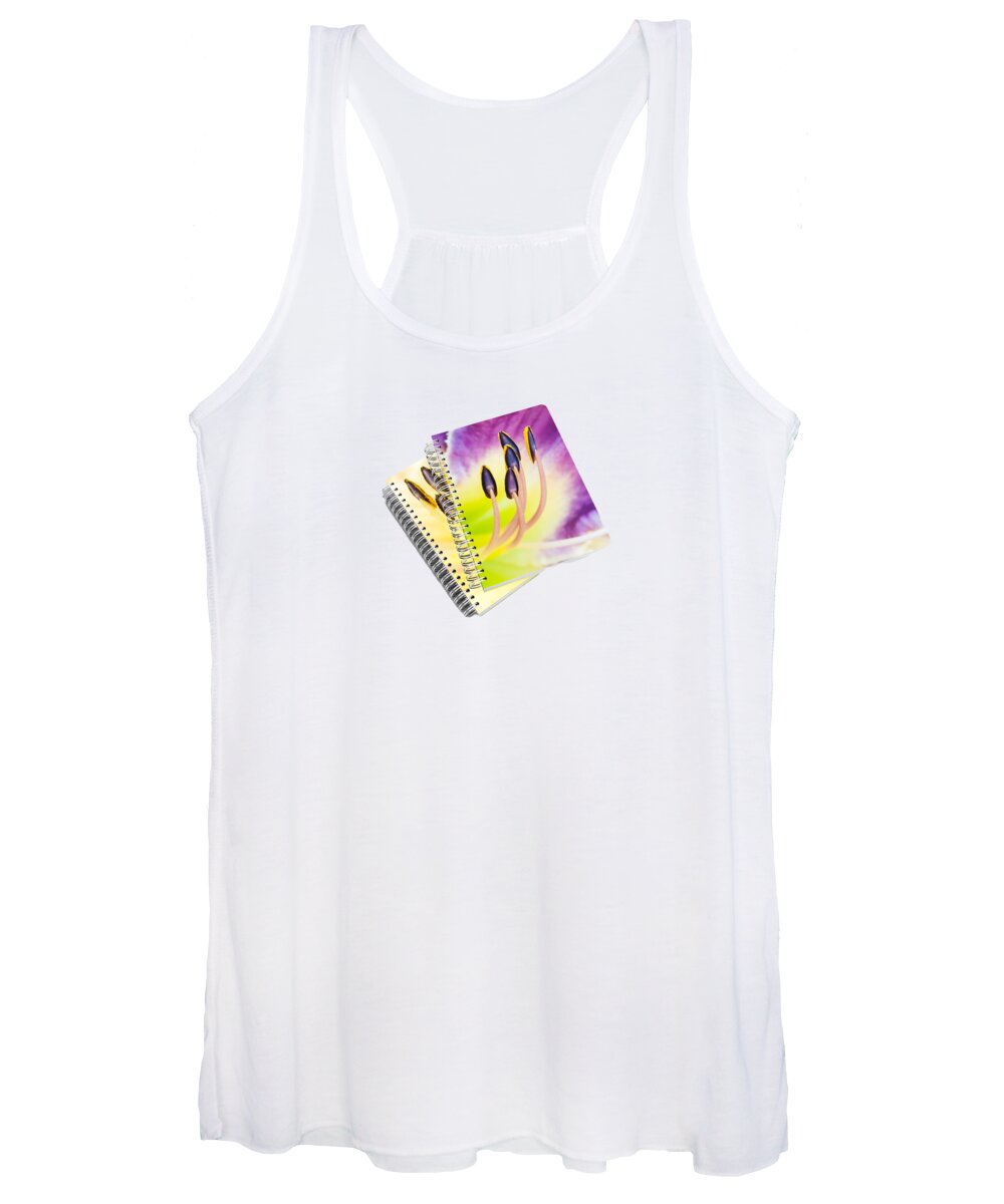 Notebook Women's Tank Top featuring the photograph Botanique #2 by Usha Peddamatham