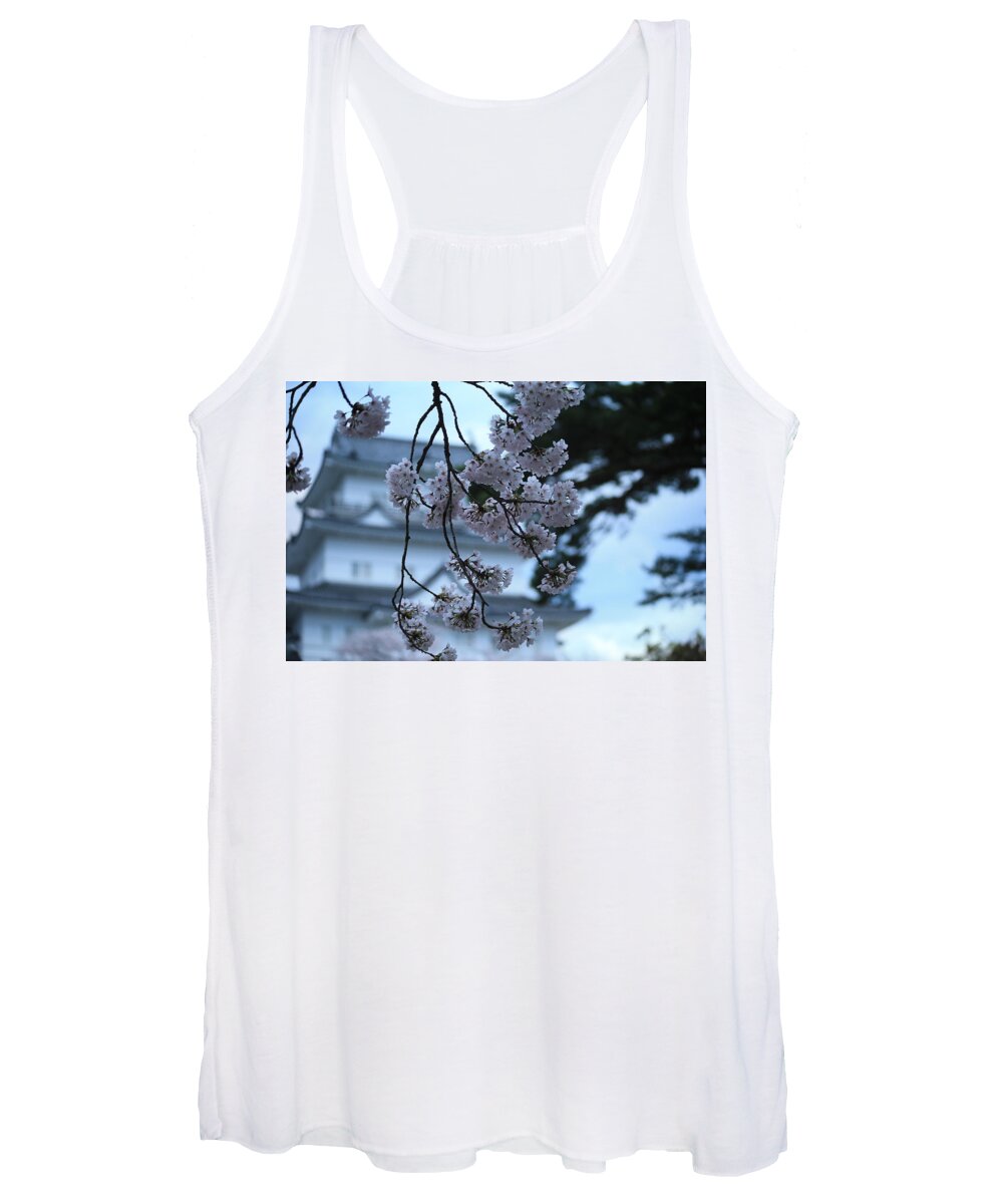  Women's Tank Top featuring the photograph Cherry Blossoms #1 by Hironori Funato