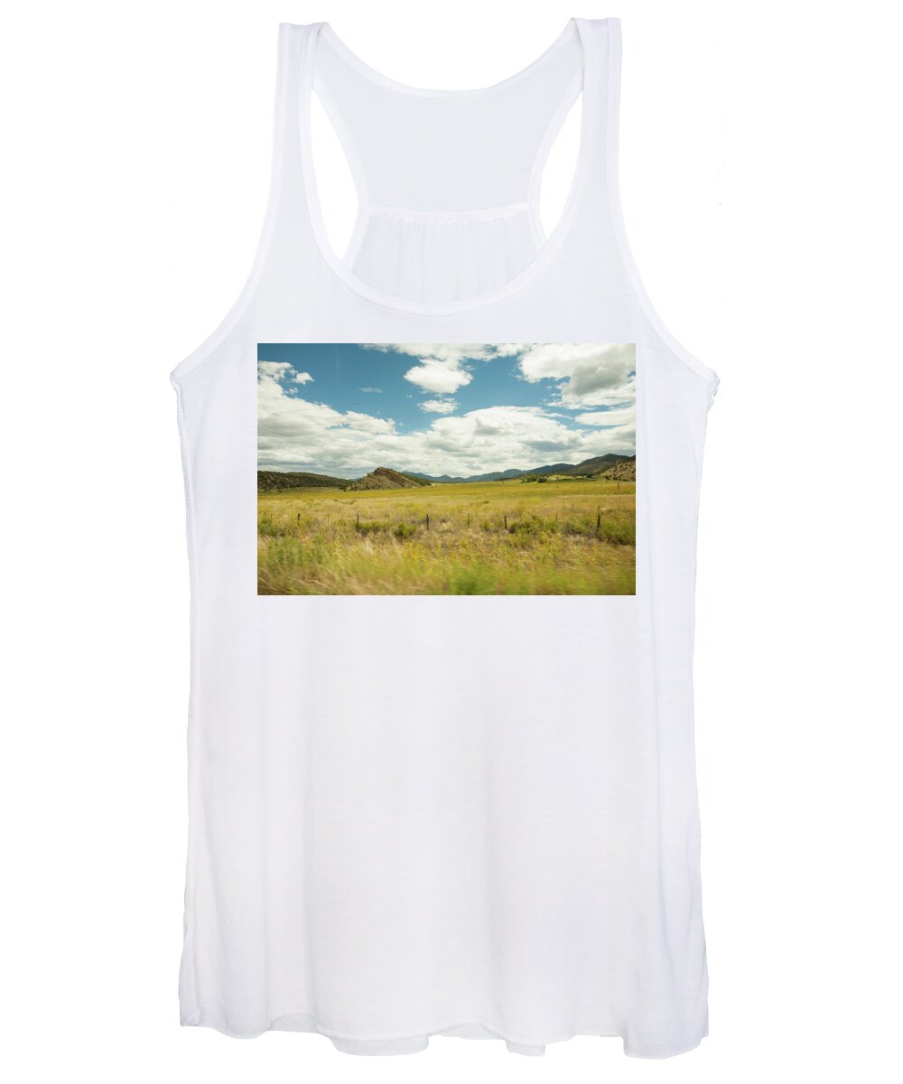  Women's Tank Top featuring the photograph Golden Meadows #1 by Carl Wilkerson