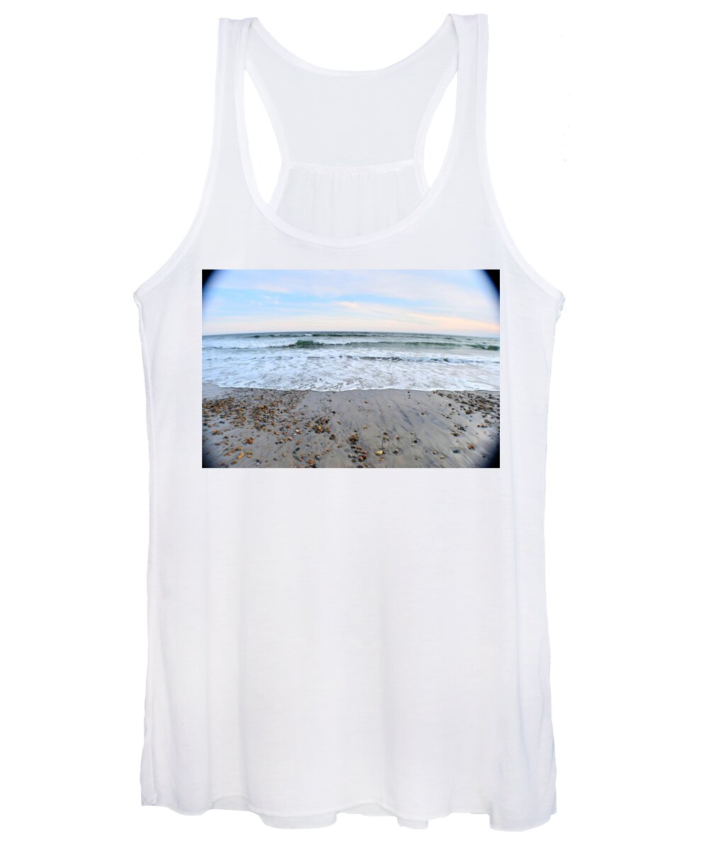 Beach Women's Tank Top featuring the photograph Shoreline #1 by Kate Arsenault 