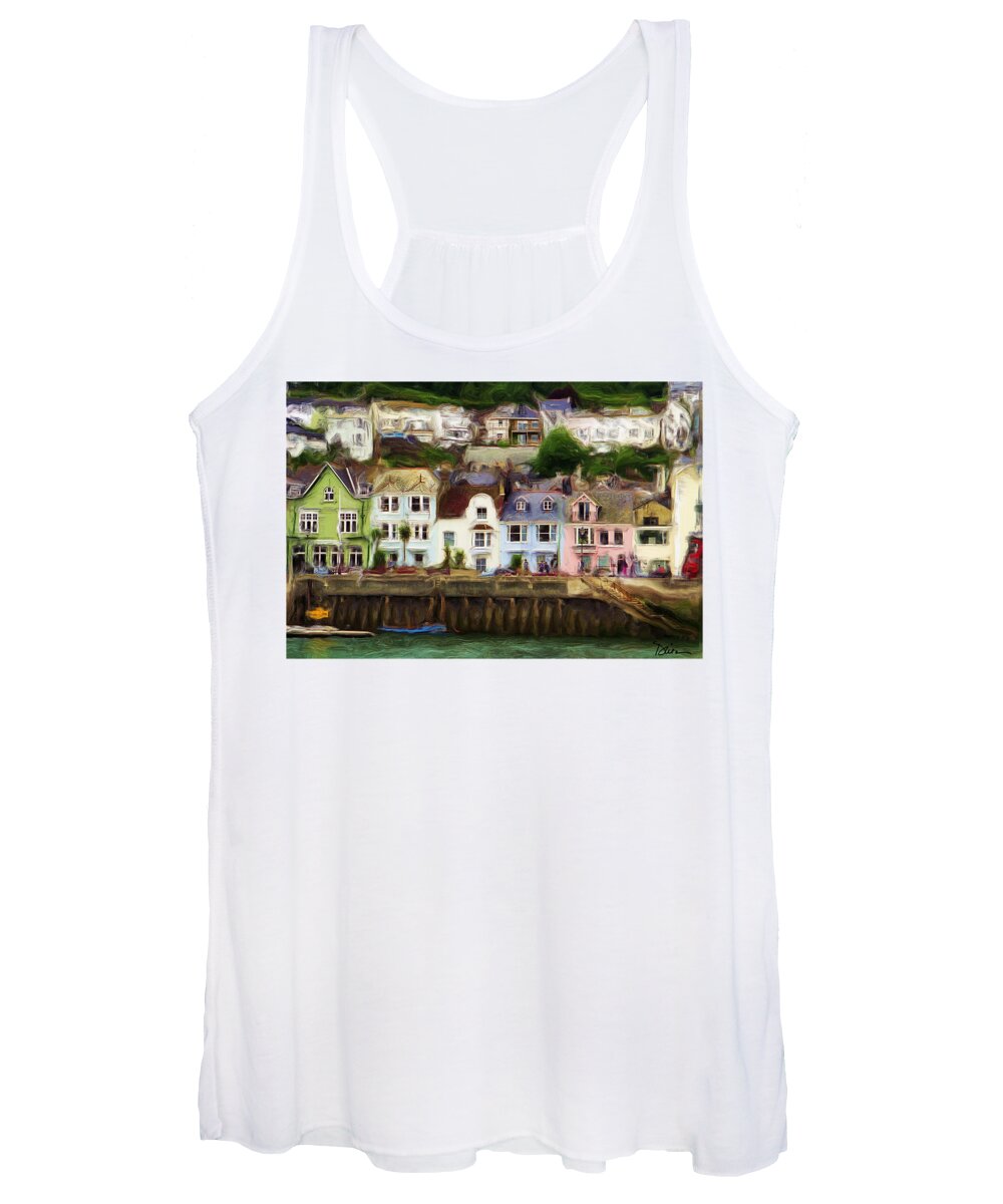 St. Mawes Women's Tank Top featuring the photograph St. Mawes Dreamscape #2 by Peggy Dietz