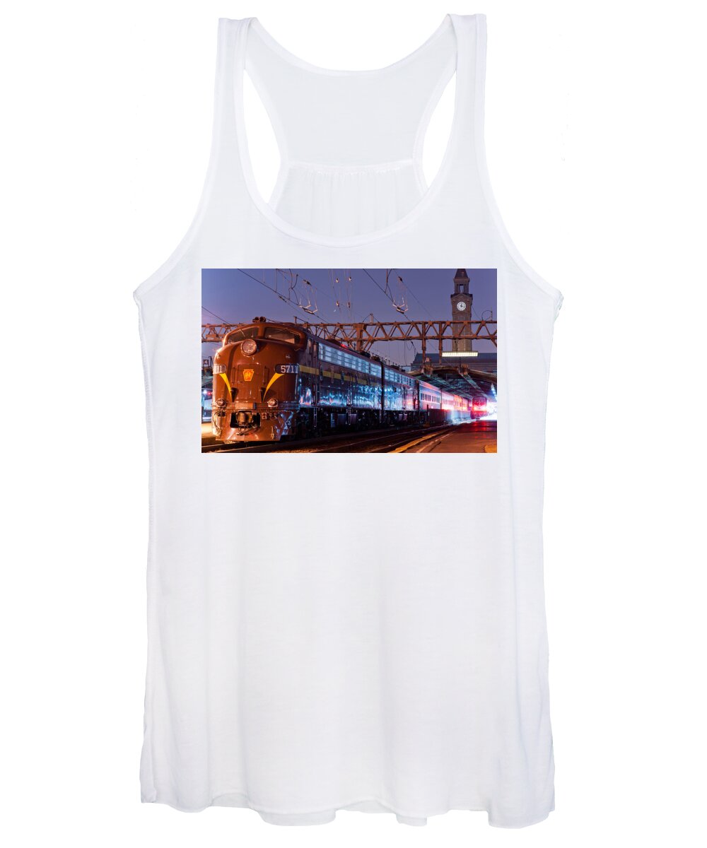 Train Women's Tank Top featuring the photograph Train #11 by Jackie Russo