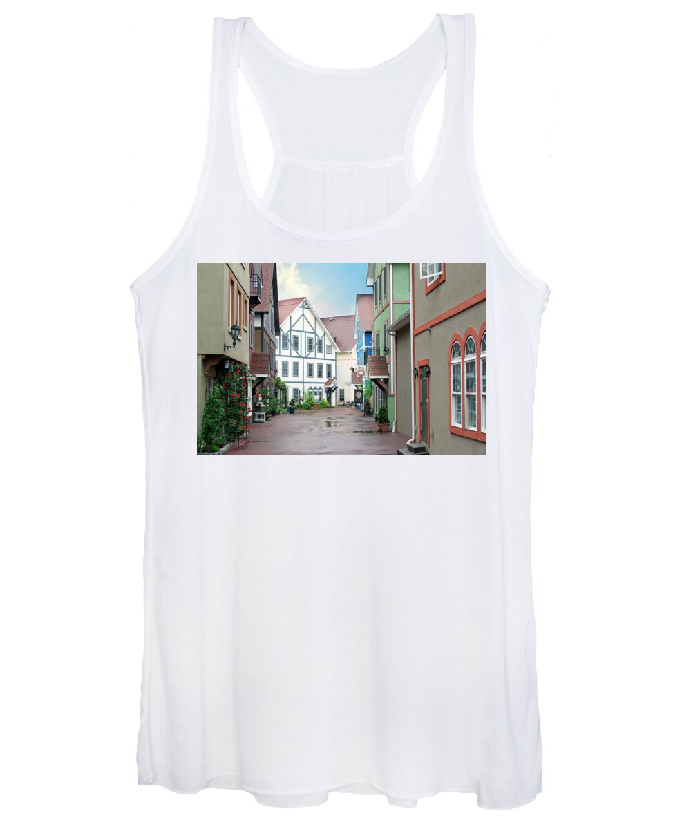 Stoudtburg Village Women's Tank Top featuring the photograph Stoudtburg Village #2 by Jackson Pearson