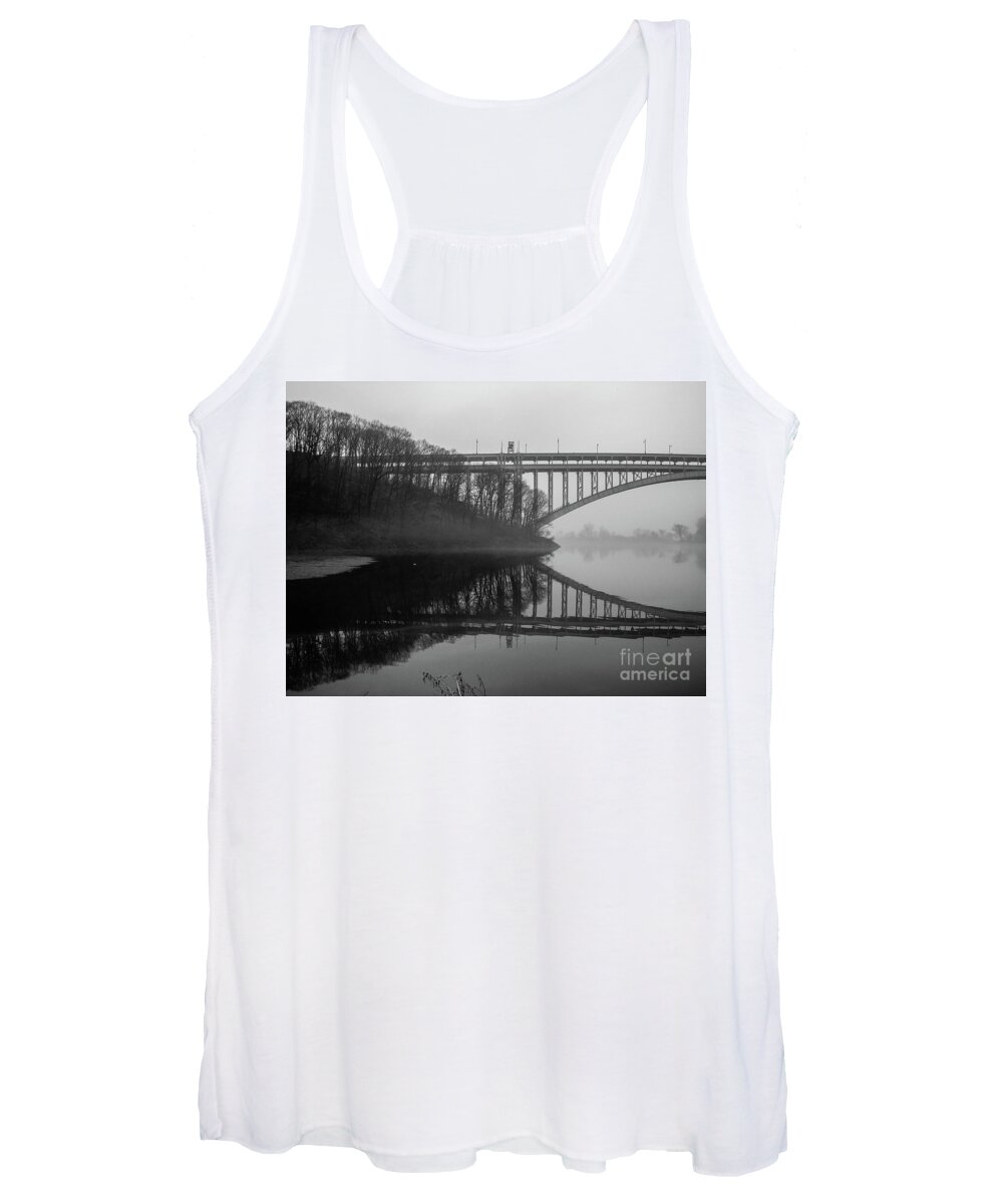 2014 Women's Tank Top featuring the photograph Henry Hudson Bridge #4 by Cole Thompson