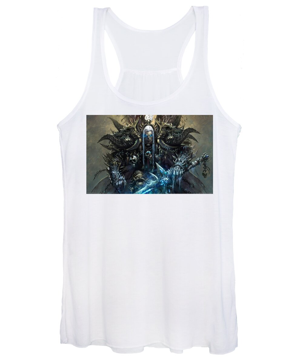 World Of Warcraft Women's Tank Top featuring the digital art World Of Warcraft #8 by Super Lovely