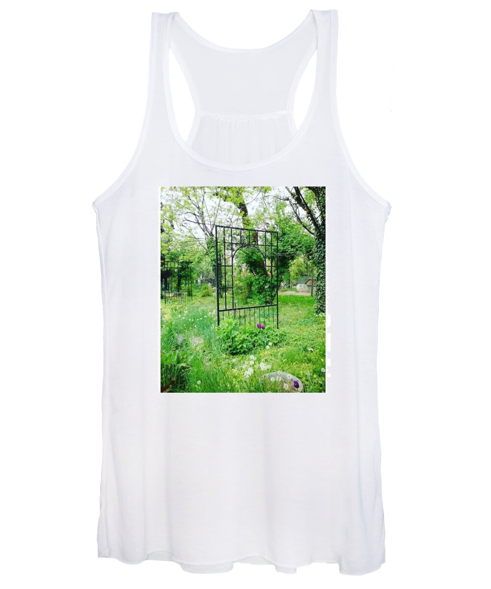 Beautiful Women's Tank Top featuring the photograph A Place To Contemplate by Daniela Elena Vilcea