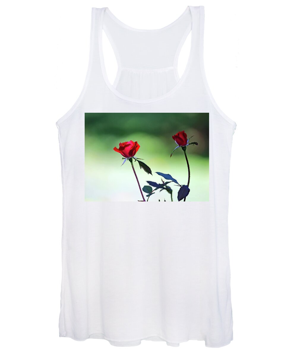 A Rose Is A Rose Women's Tank Top featuring the photograph A rose is a rose by PJQandFriends Photography