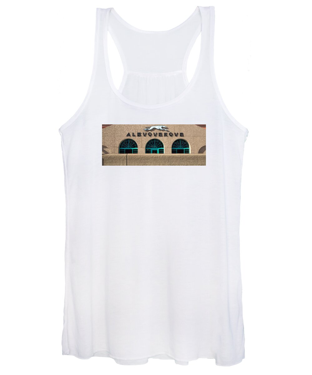 Lawrence Women's Tank Top featuring the photograph Albuquerque Hound by Lawrence Boothby
