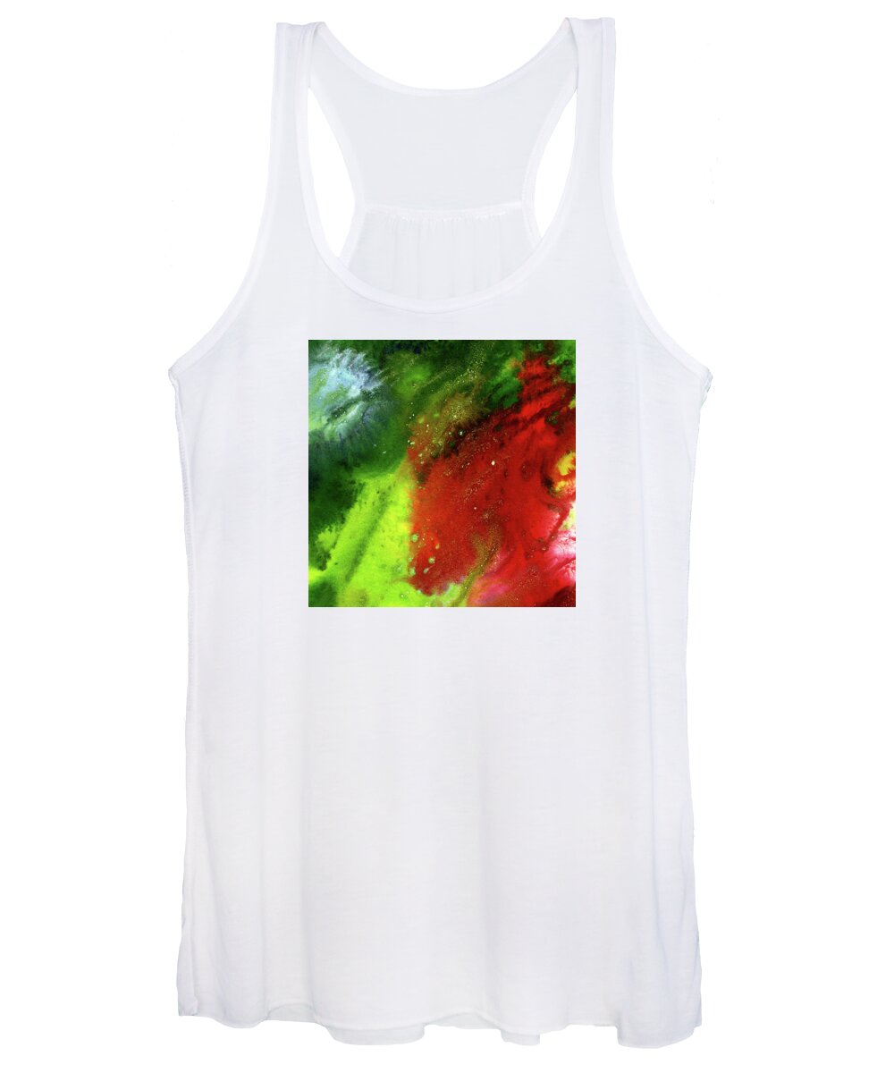 Gallery Women's Tank Top featuring the painting ALCHEMY 05a by Dar Freeland