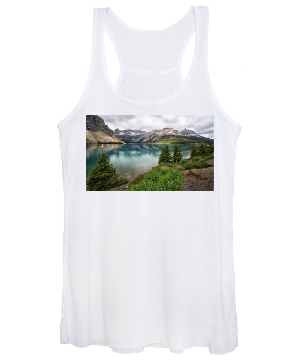 Canada Women's Tank Top featuring the photograph Along Icefields Parkway by Art Cole