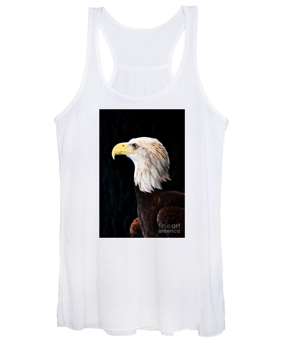 Eagle Women's Tank Top featuring the photograph American Bald Eagle by Stephanie Frey