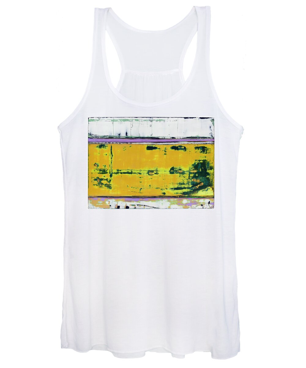 Abstract Prints Women's Tank Top featuring the painting Art Print Abstract 81 by Harry Gruenert
