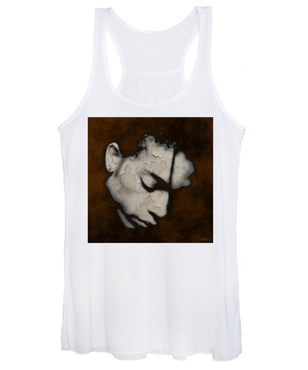 Faces Women's Tank Top featuring the digital art Terrence Trent D'Arby by Walter Neal