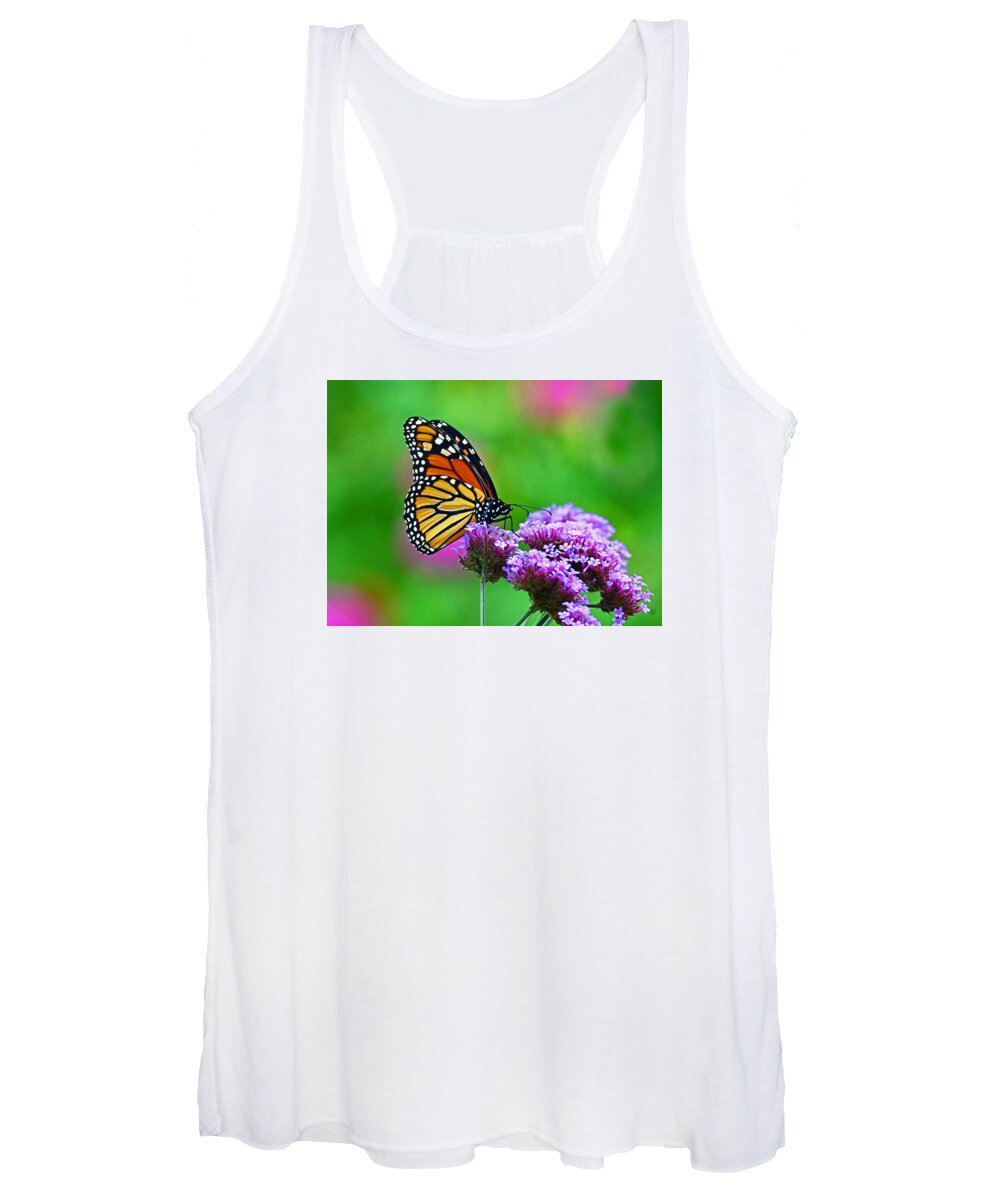 Monarch Women's Tank Top featuring the photograph Beautiful Monarch by Rodney Campbell