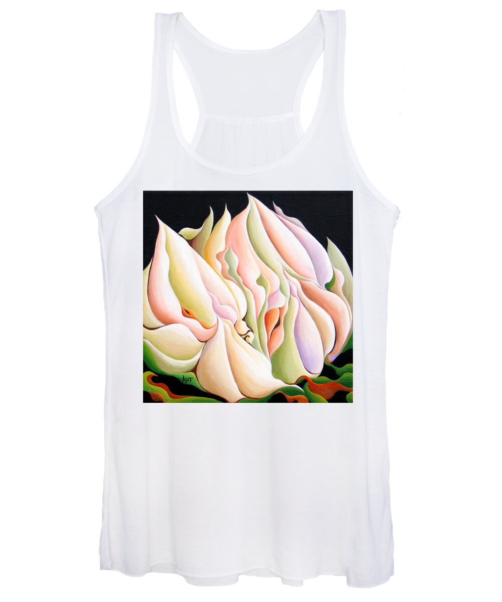 Blossom Women's Tank Top featuring the painting Before the Grand Opening by Amy Ferrari