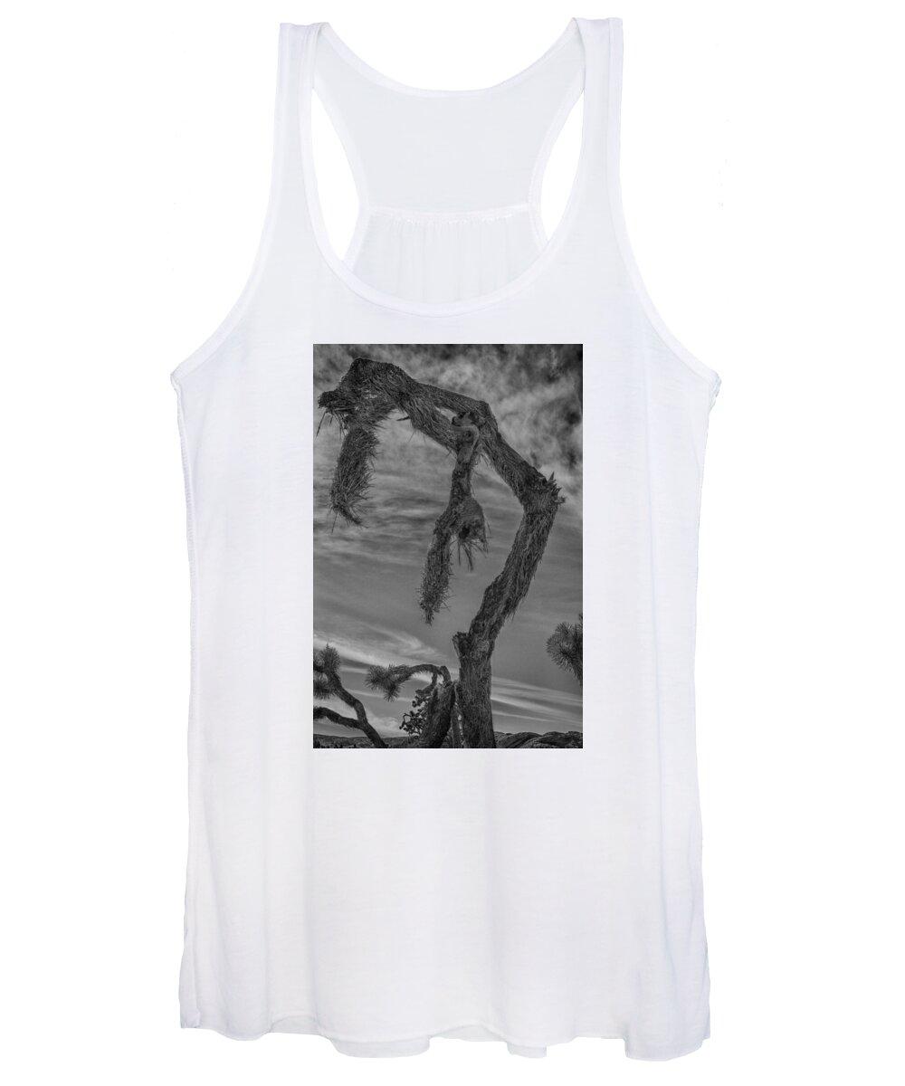 Joshua Tree Women's Tank Top featuring the photograph Broken Back by Sandra Selle Rodriguez