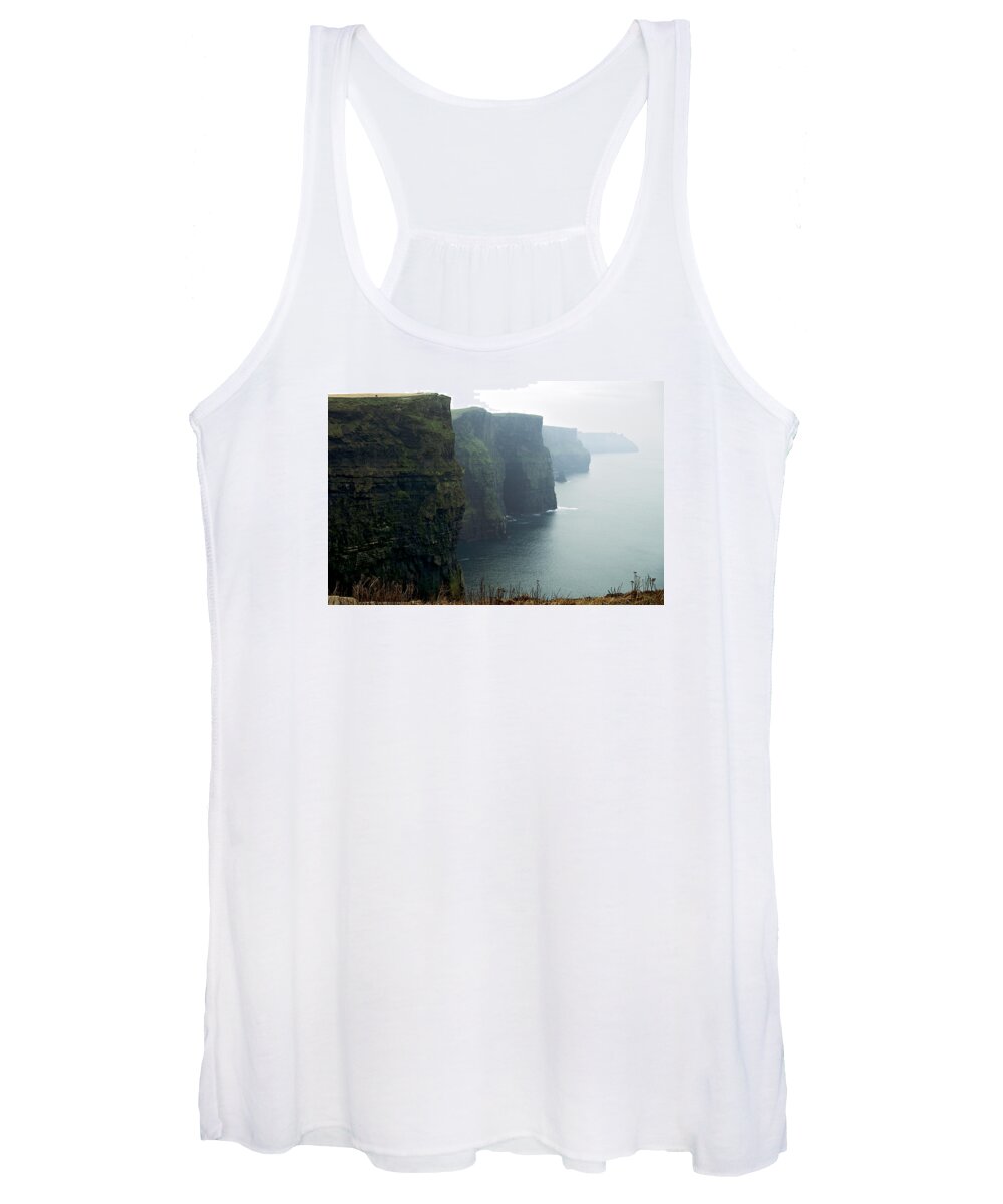Lawrence Boothby Women's Tank Top featuring the photograph Cliffs Of Moher by Lawrence Boothby