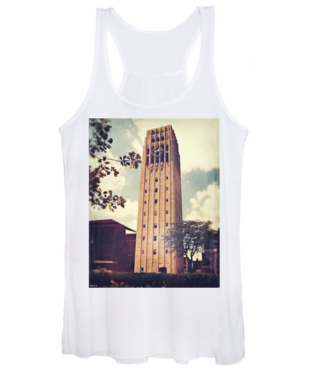 Photo Women's Tank Top featuring the photograph Clock Tower by Phil Perkins
