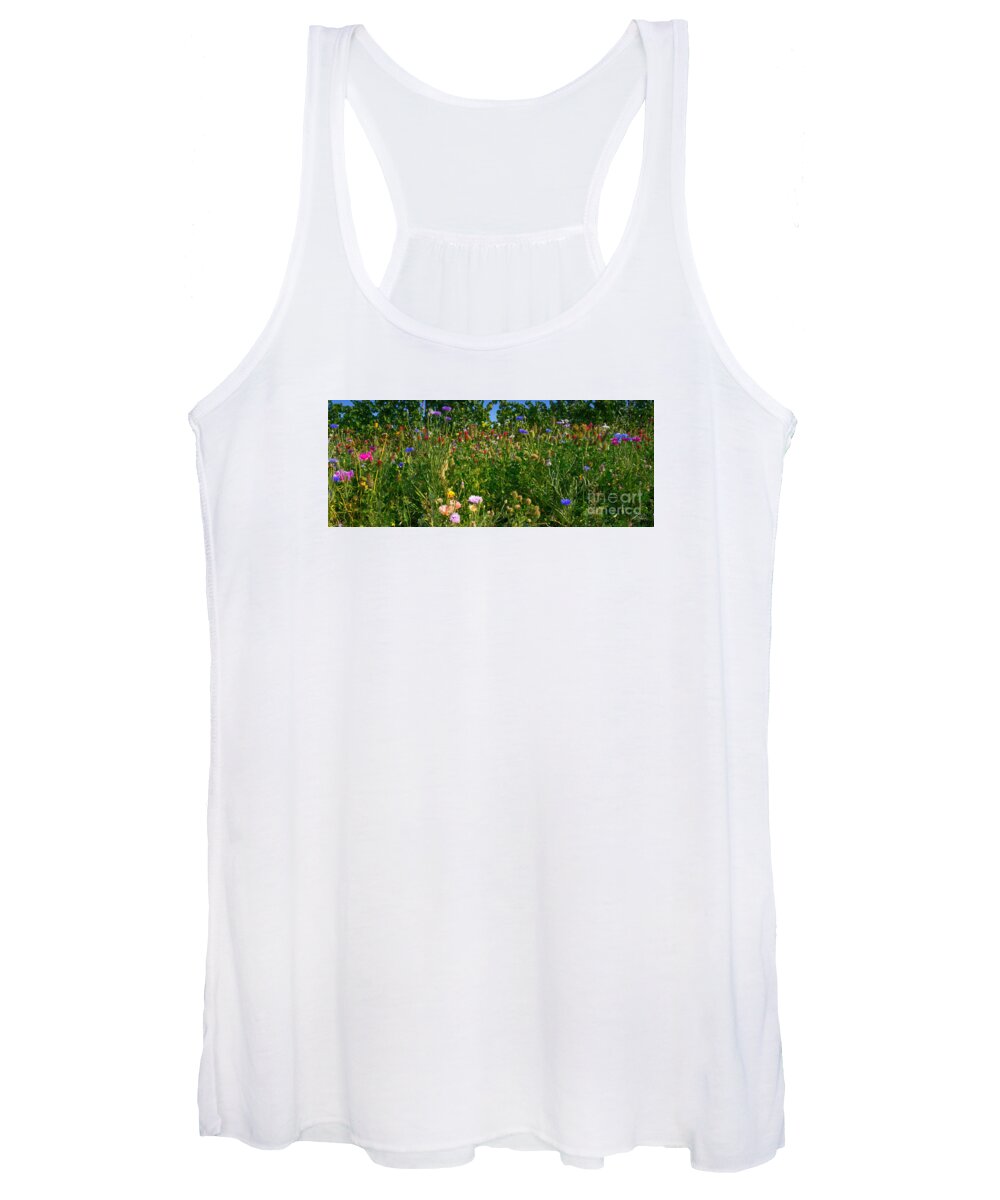 Flowers Women's Tank Top featuring the photograph Country Wildflowers III by Shari Warren