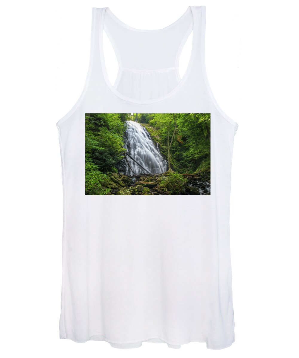 Crabtree Falls Women's Tank Top featuring the photograph Crabtree Falls by Chris Berrier