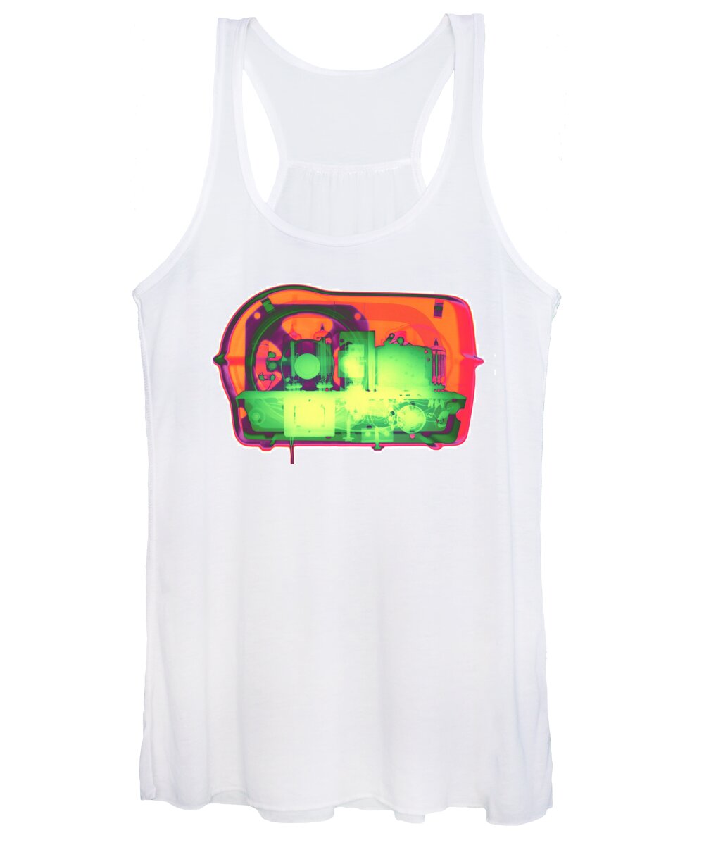 X-ray Art Photography Women's Tank Top featuring the photograph Crosley Radio No. 3 #1 by Roy Livingston