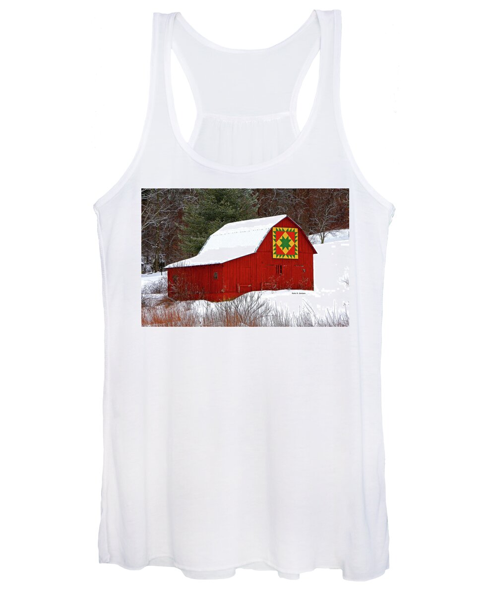Winter Women's Tank Top featuring the photograph Delectable Mountains Snow by Dale R Carlson