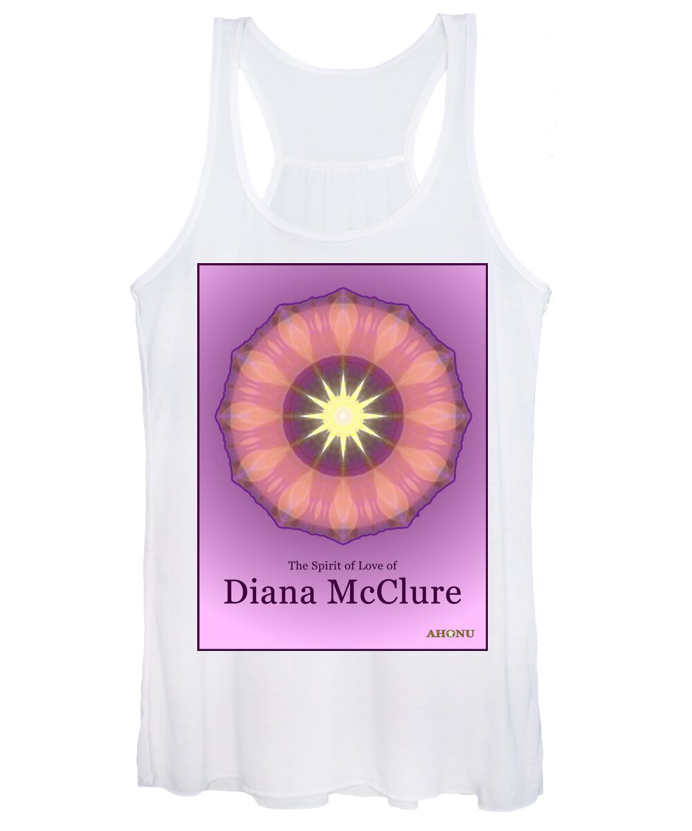 Spirit Of Love Women's Tank Top featuring the digital art Diana McClure by AHONU Aingeal Rose