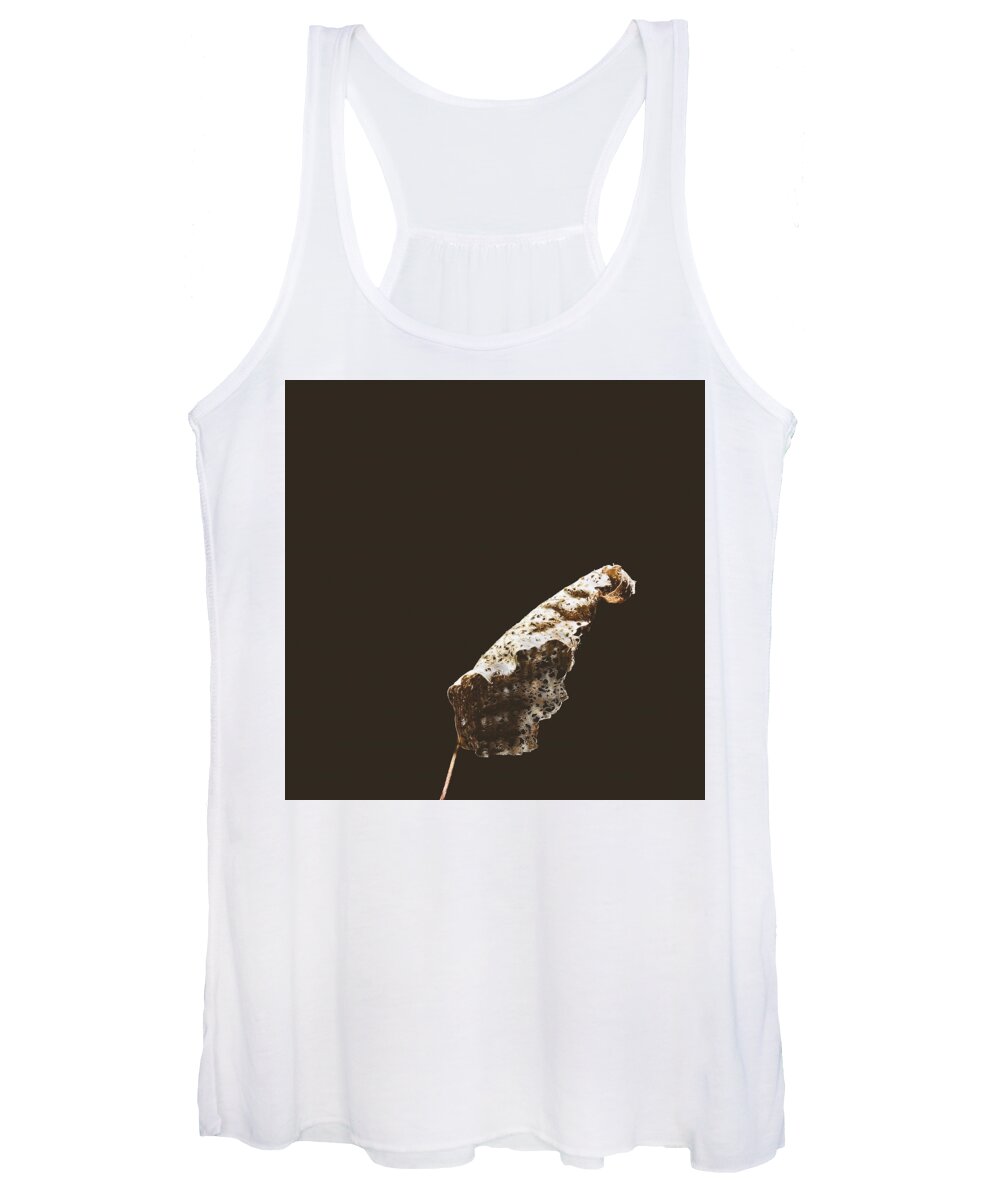 Leaf Women's Tank Top featuring the photograph Dimming by Scott Norris
