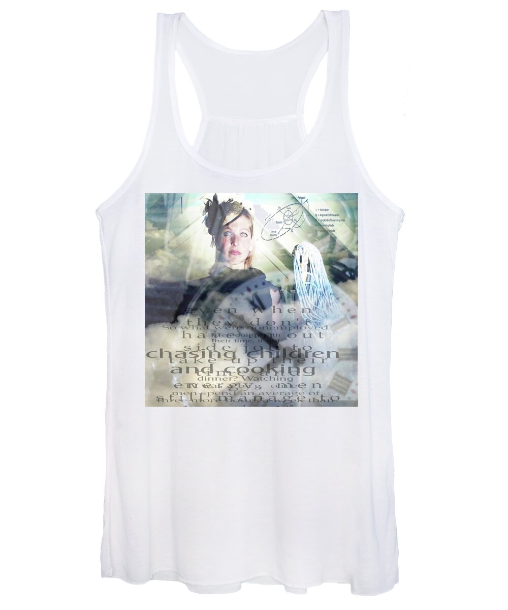 Woman Women's Tank Top featuring the photograph Domestic Considerations by Ann Tracy
